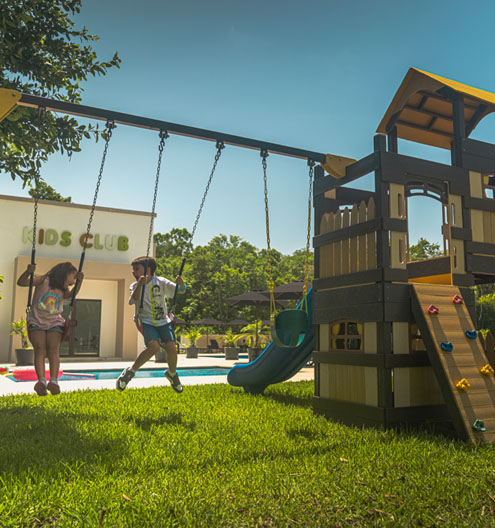 Appartements à vendre à Playa del Carmen, Riviera Maya équipements piscine, tennis et paddle, club enfants, parasol